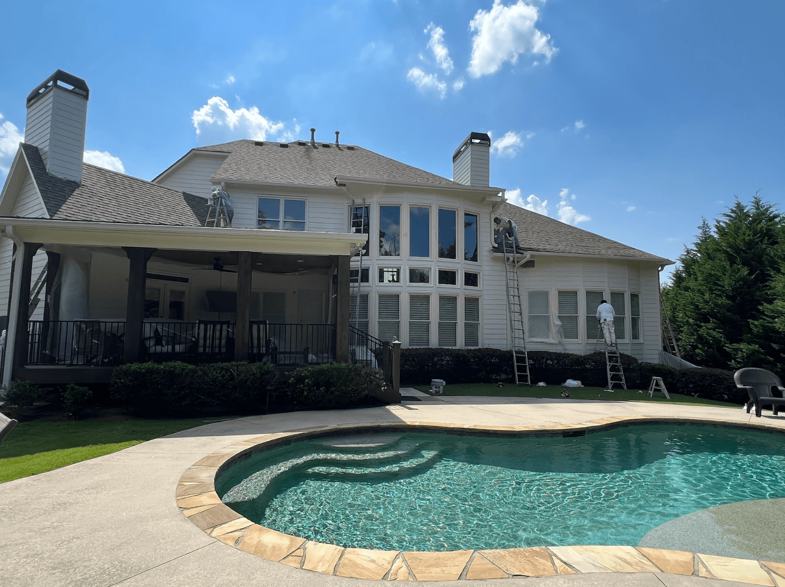 Pressure Washing - Professional painting services by Mondragon Painting